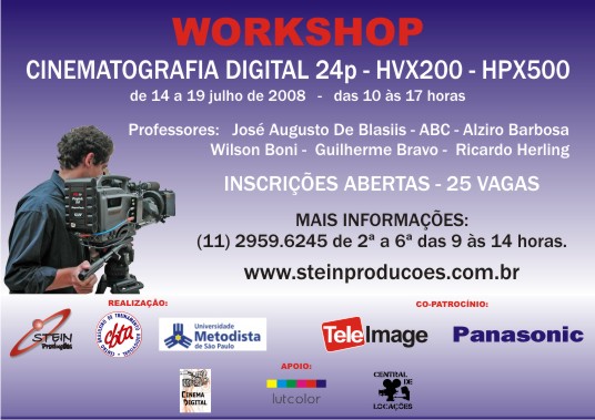 Graduação em Cinema Digital promove workshop