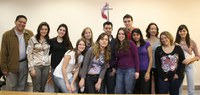 Reitor recebe alunos contemplados pelo ProEduc
