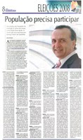 Eleições 2008 - População precisa participar