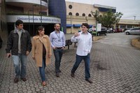Presidente da Brasil Solidário visita Universidade