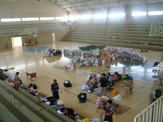 Mobilização em prol das vítimas das enchentes foi um sucesso