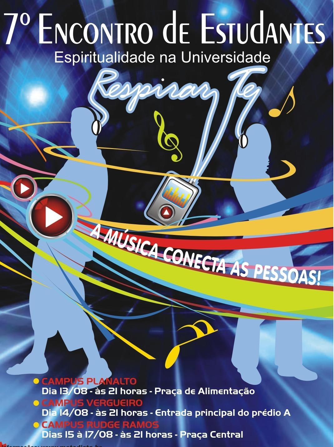 7º Encontro de Estudantes une música e espiritualidade na Universidade