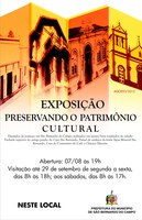 Exposição aborda restaurações de bens tombados 