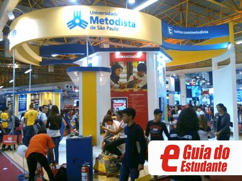 Metodista na Feira do Guia do Estudante