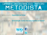 Metodista participa da Campanha Universitária TETO 2013