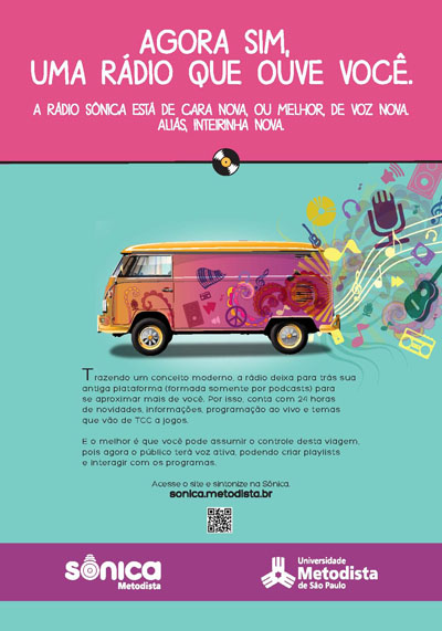 Rádio Sônica da Metodista estreia em novo formato