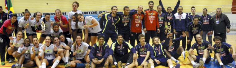 Equipes de handebol já conquistam títulos em maratona de torneios