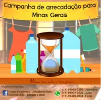 Campanha de arrecadação de mantimentos para a população de Mariana