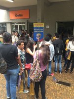 Visitantes do Dia da Universidade Aberta ganham caricaturas digitais