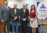 Delegado seccional de São Bernardo visita Metodista