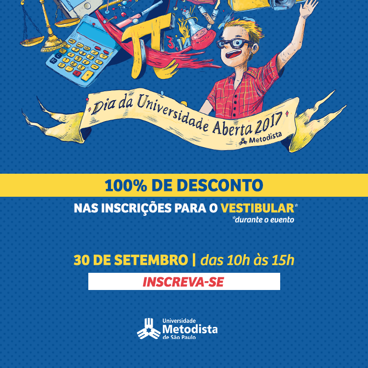 Dia da Universidade Aberta terá inscrições gratuitas para o Vestibular