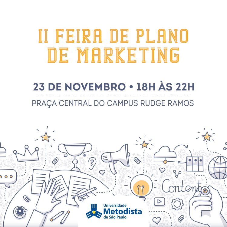 Estudantes apresentam projetos na II Feira de Plano de Marketing