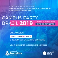 Metodista fecha parceria com a Campus Party Brasil
