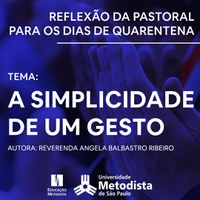 A simplicidade de um gesto
