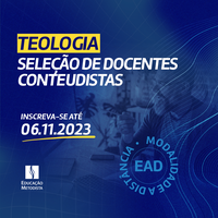 Abertas inscrições para seleção de Docentes Conteudistas na modalidade a distância