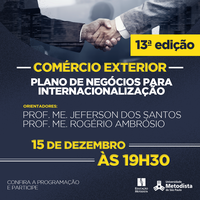 Alunos de Comércio Exterior apresentam Planos de Internacionalização em 15 de dezembro