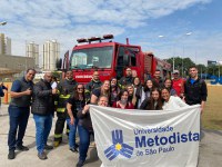 Alunos de Saúde e da Policlínica da Metodista participam de simulado do SAMU em São Bernardo