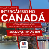 Assessoria de Relações Internacionais realiza série de lives sobre programas de estudo em outros países