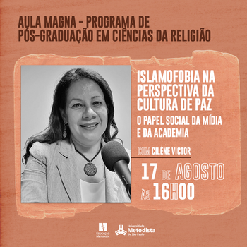 Aula Magna presencial do PPG em Ciências da Religião acontece neste 17 de agosto Aula Magna presencial do PPG em Ciências da Religião acontece neste 17 de agosto