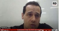 Cães e gatos também sofrem com o clima do outono, explica prof. Augusto Baldassi à TV Repórter Diário