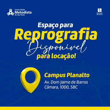 Campus Planalto aluga espaço para prestador de serviço de reprografia Campus Planalto aluga espaço para prestador de serviço de reprografia