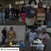 Com apoio da Fundação Cargill, Enactus Metodista fornece cestas básicas para comunidade indígena