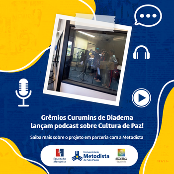 Cultura de Paz é tema de podcast de Grêmios Curumins Cultura de Paz é tema de podcast de Grêmios Curumins
