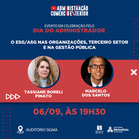 Curso de Administração e Comércio Exterior promove palestra em comemoração ao Dia do Administrador