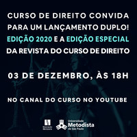 Curso de Direito convida para lançamento duplo de revista