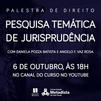 Curso de Direito realiza palestra sobre pesquisa temática em jurisprudência