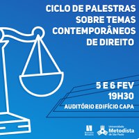 Curso de Direito realiza palestras a respeito de temas contemporâneos da área