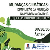 Curso de Engenharia Ambiental e Sanitária promove encontro on-line para conversar sobre mudanças climáticas em meio à pandemia