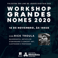 Curso de Jogos Digitais EAD promove “Workshop Grandes Nomes 2020”