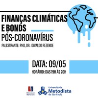 Curso de Jornalismo EAD promove palestra sobre Finanças Climáticas e Bonds pós-coronavírus