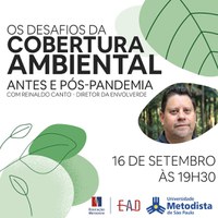 Desafios da cobertura ambiental é tema de palestra