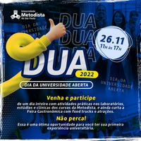 Dia da Universidade Aberta: participe de atividades e atrações oferecidas pelos cursos da Metodista