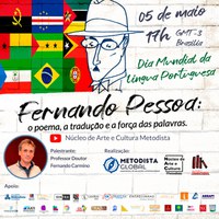 Dia Mundial da Língua Portuguesa é celebrado com palestra sobre Fernando Pessoa