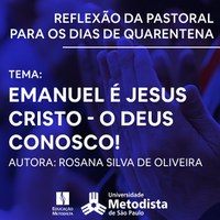 Emanuel é Jesus Cristo – O Deus conosco!