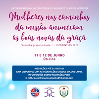 Encontro Nacional de Capacitação de Mulheres da Igreja Metodista acontece em junho