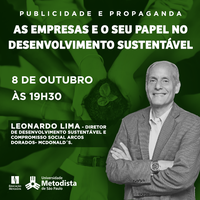 Executivo do McDonald’s fala sobre empresas e sustentabilidade
