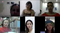 Indígena Alceris Terena participa de aula do curso de Pedagogia EAD