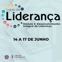 Inscrições abertas para o 3°módulo do Curso de Liderança