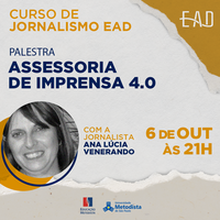 Jornalismo EAD realiza palestra com tema Assessoria de Imprensa 4.0