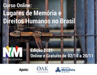 "Lugares de Memória e Direitos Humanos no Brasil" é tema de curso apoiado pela Metodista