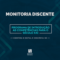 Metodista abre processo seletivo para Programa de Introdução às Competências para o Século XXI de monitoria discente