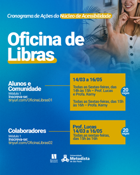 Metodista promove Oficinas de Libras para alunos, comunidade e colaboradores