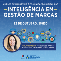 Metodista promove palestra sobre inteligência e gestão de marcas