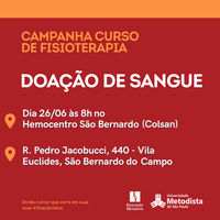 Metodista realiza campanha de Doação de Sangue neste sábado