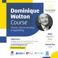 Minicourse with Dominique Wolton