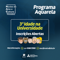 Núcleo de Arte e Cultura abre inscrições para oficinas do Programa Aquarela